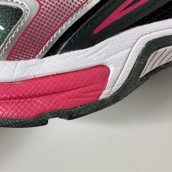 Reebok Quickchase Pink Black Womens Running Athletic Shoes - Picture 15 of 16